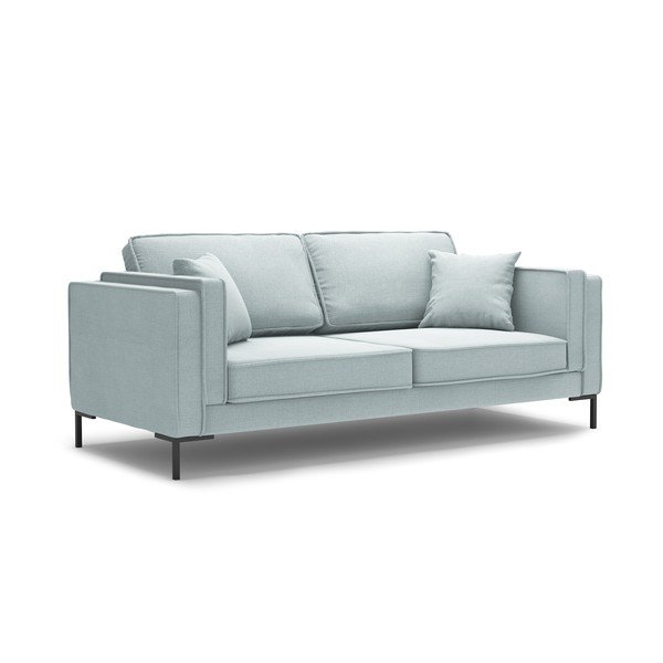Gaiši zils divvietīgs dīvāns Milo Casa Attilio, 160 cm-image-2