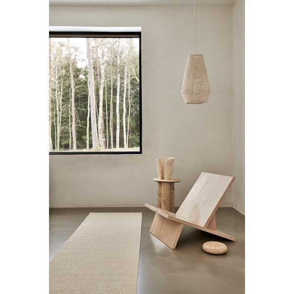 Krēmkrāsas iekštelpu un āra celiņa paklājs 70x240 cm Emm Vanilla – Pappelina-image-1