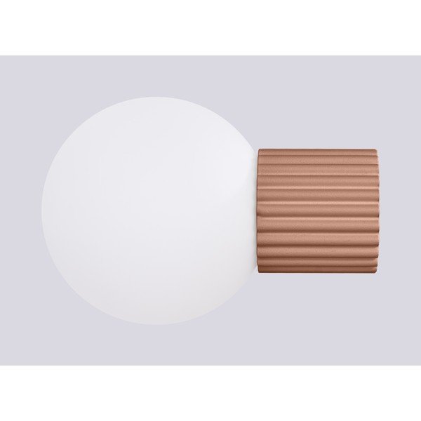 Gaiši brūna sienas lampa ø 12 cm Orbital – Sollux-image-4