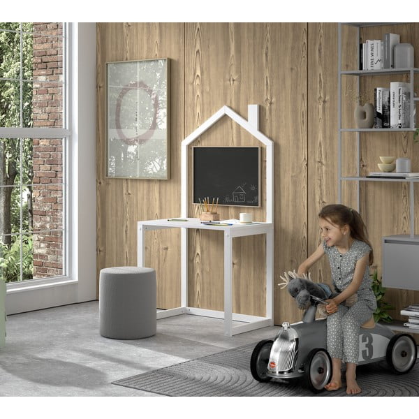 Priedes masīvkoka bērnu rakstāmgalds 50x80.5 cm DALLAS – Vipack-image-1