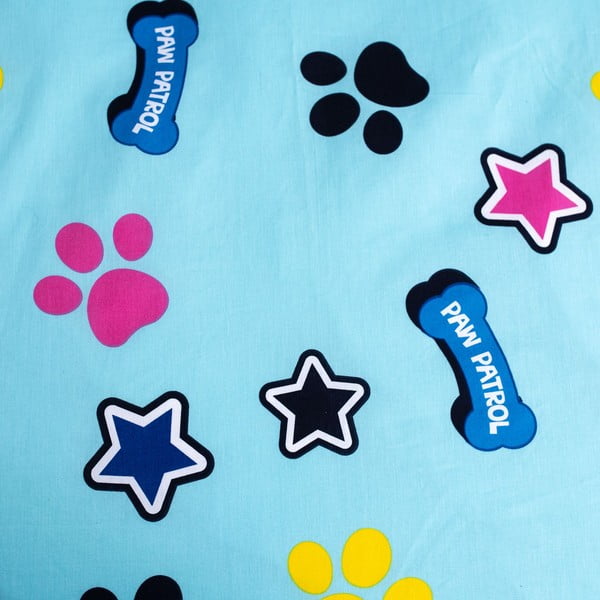 Vienguļamā kokvilnas bērnu gultas veļa ar spīdošu efektu 140x200 cm Paw Patrol – Jerry Fabrics-image-4