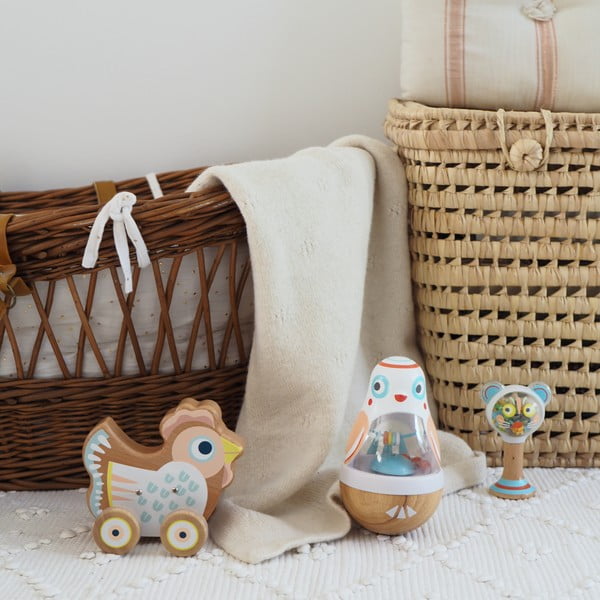 Mazuļu šūpuļrotaļlieta Djeco Snowman-image-1