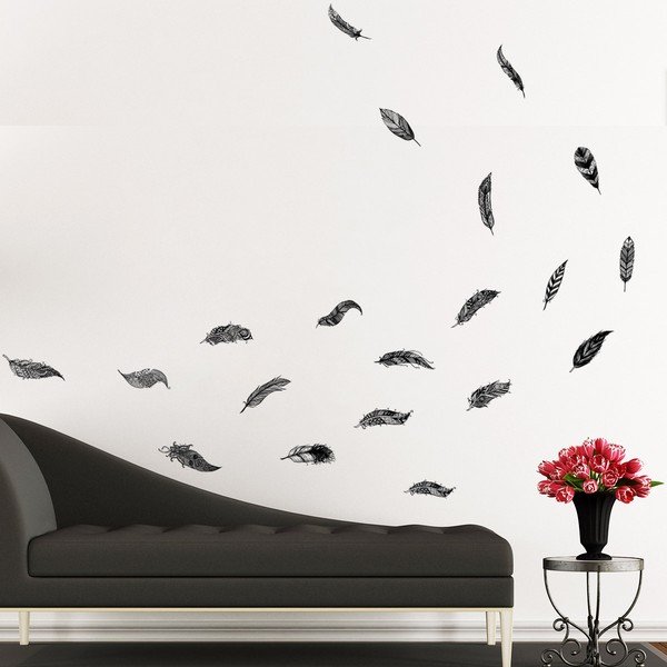 21 Ambiance Boho Feathers uzlīmju komplekts-image-4