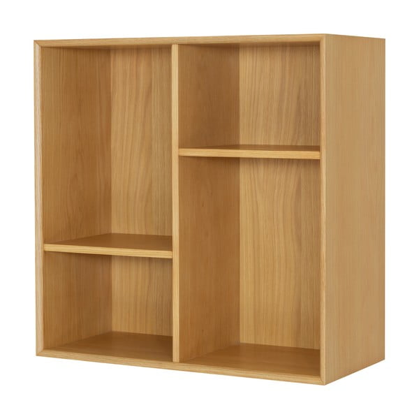 Dabīga toņa modulārā plauktu sistēma ar ozolkoka imitāciju 70x70 cm Z  – Tenzo-image-2