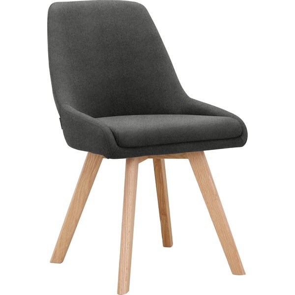 Tumši pelēks pusdienu krēsls Rudi – Støraa