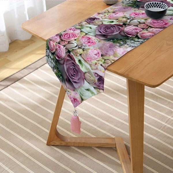 Galda celiņš 45x140 cm Roses – Mila Home-image-1