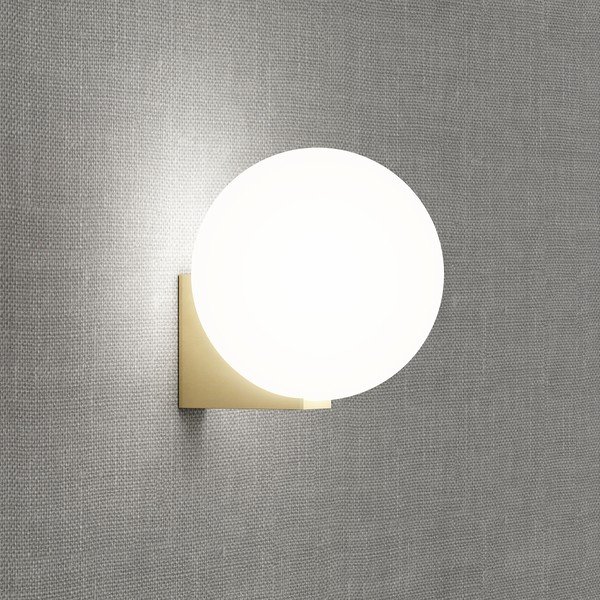 Zelta krāsas sienas lampa ø 15 cm Obi – SULION-image-2