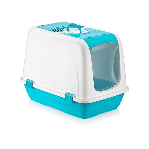 Balti zila kaķu tualete Petpetite