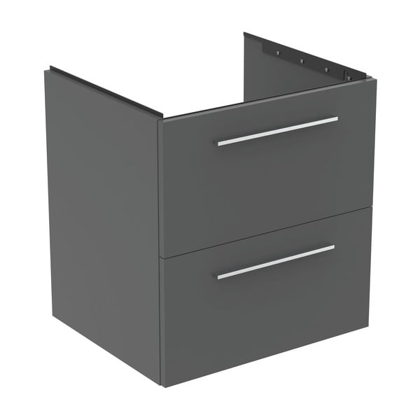 Pelēks piekarams skapītis zem izlietnes 60x63 cm i.Life B – Ideal Standard-image-2
