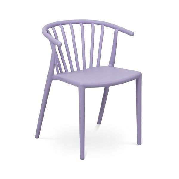 Gaiši violets plastmasas dārza krēsls Capri – Bonami Essentials