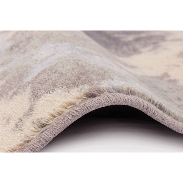 Pelēks vilnas paklājs 160x240 cm Daub – Agnella-image-2