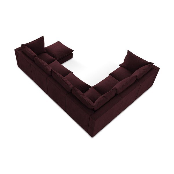 Bordo stūra dīvāns (ar kreiso stūri/U veida) Manao – Makamii-image-3