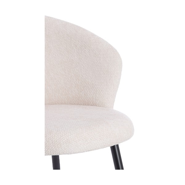 Krēmkrāsas metāla ēdamistabas krēsli (2 gab.) Radaja – Light & Living-image-2