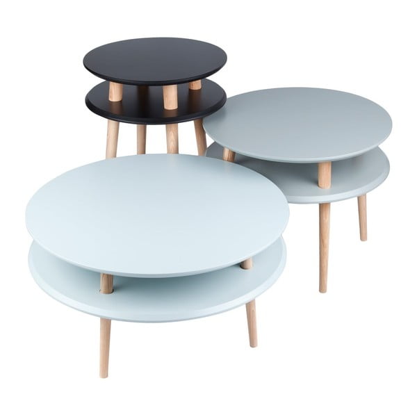 Balts kafijas galdiņš Ragaba UFO, Ø 70 cm-image-2