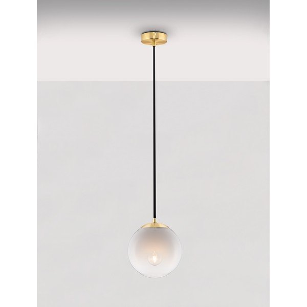 Balta/zelta krāsas stikla piekaramā lampa ø 20 cm Vita – Nova Luce-image-3