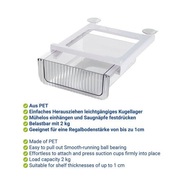Plastmasas ledusskapja organizators 27x24 cm Kira – Wenko-image-2