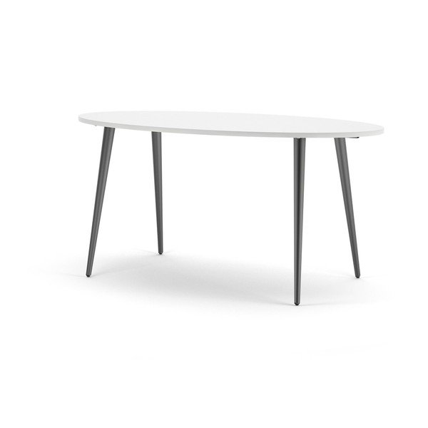 Ēdamgalds ar baltu virsmu 160x80 cm Oslo – Tvilum-image-1