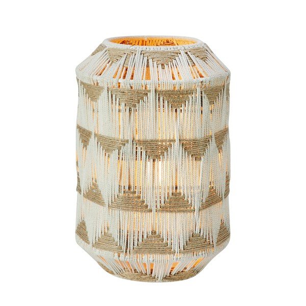 Dabīga toņa galda lampa ar auduma/džutas abažūru (augstums 35 cm) Ano – Markslöjd