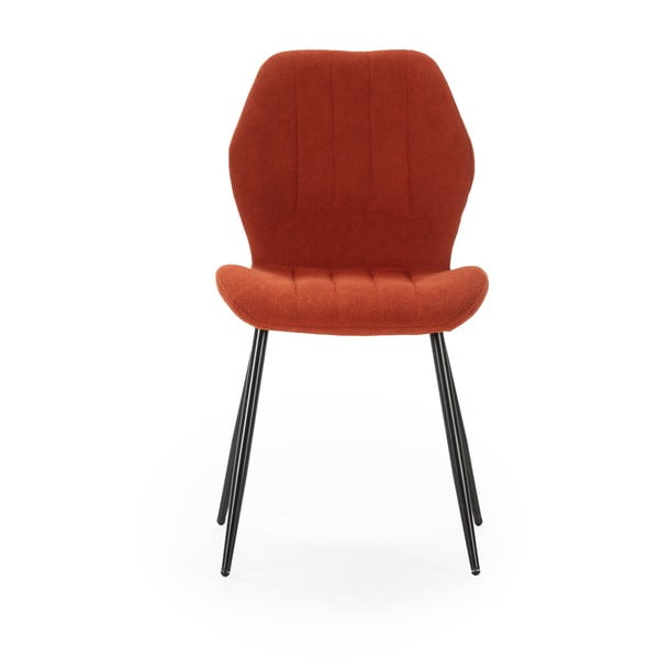 Ķieģeļu sarkani pusdienu krēsli (4 gab.) Milu – Marckeric-image-3