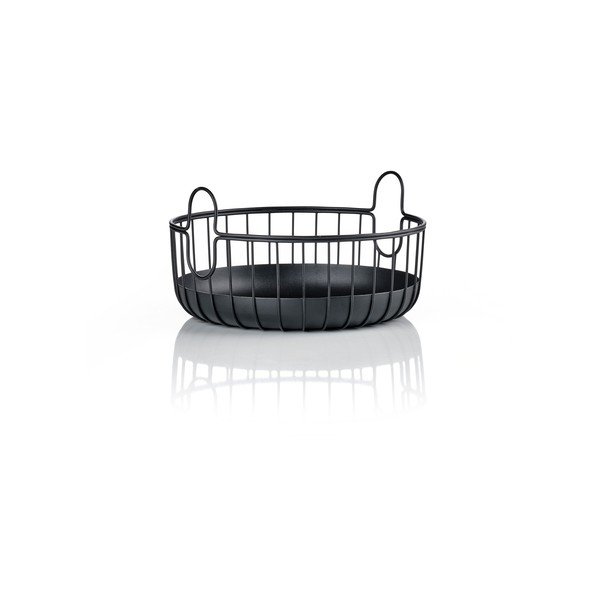 Stiepļu metāla uzglabāšanas grozs ø 22x8 cm Inu – Zone-image-2