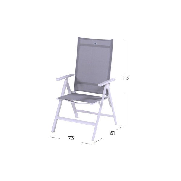 Balts dārza krēsls Hartman Aruba-image-1