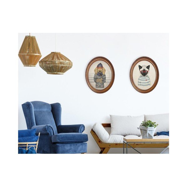 Ovāla glezna Really Nice Things Sailor Cat-image-2