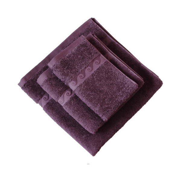 Dvieļu dvielis Wave 100x50, violets-image-2