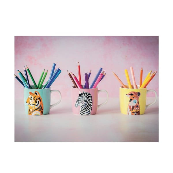 Zila porcelāna krūze Maxwell & Williams Pete Cromer Tiger, 375 ml-image-2