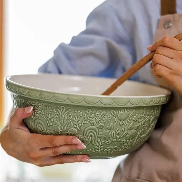 Zaļa keramikas bļoda ø 29 cm Home to Roost – Mason Cash-image-1