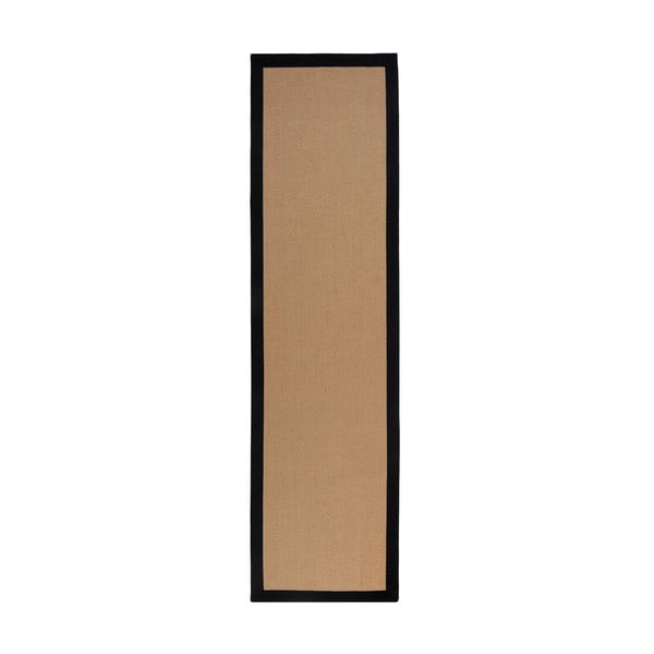 Dabīga toņa džutas celiņa paklājs 60x600 cm Kira – Flair Rugs