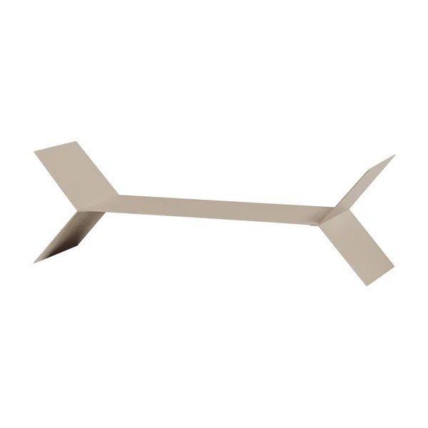 Bēši metāla sienas plaukti (3 gab.) 80 cm Lorin – WOOOD-image-3