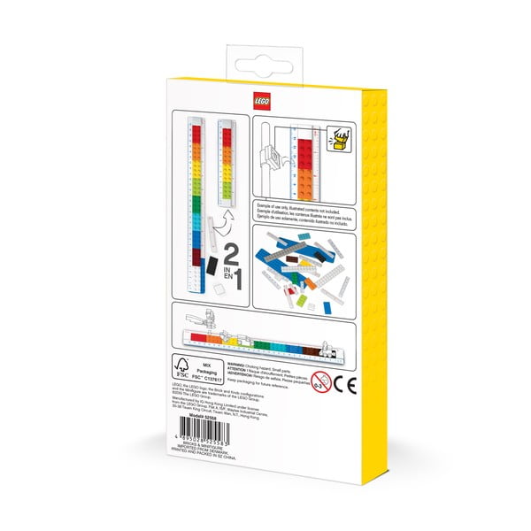 Saliekamais lineāls ar minifigūriņu LEGO®, 30 cm-image-2