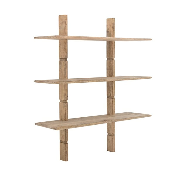 Dabīga toņa mango masīvkoka sienas grāmatplaukts 96x110,5 cm Millian – Bloomingville-image-1