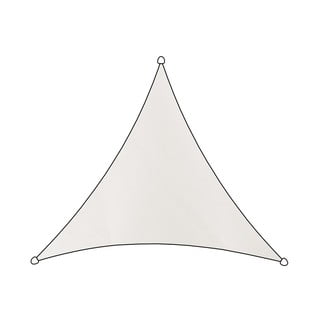 Balts trīsstūrveida saules aizsardzības tents Livin 'Outdoor Como, 3,6 m