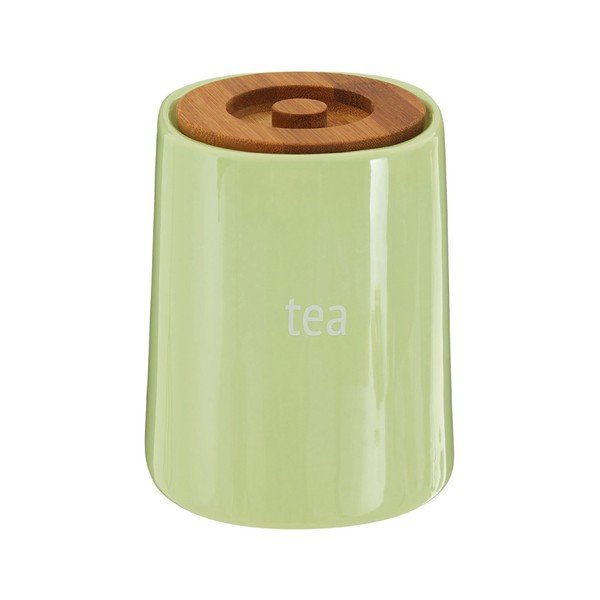 Zaļā tējas kaste ar bambusa vāku Premier Housewares Fletcher, 800 ml