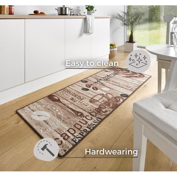 Brūns virtuves paklājs Hanse Home Delicious Coffee, 67 x 180 cm-image-3