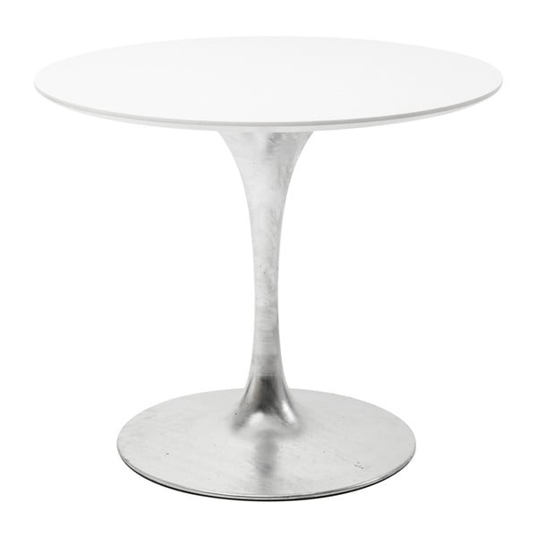 Balta pusdienu galda virsma Kare Design Invitation, ⌀ 90 cm