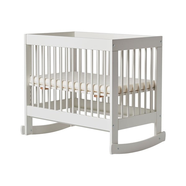 Balta pārvietojamā gultiņa Pinio Basic, 89 x 45 cm-image-3