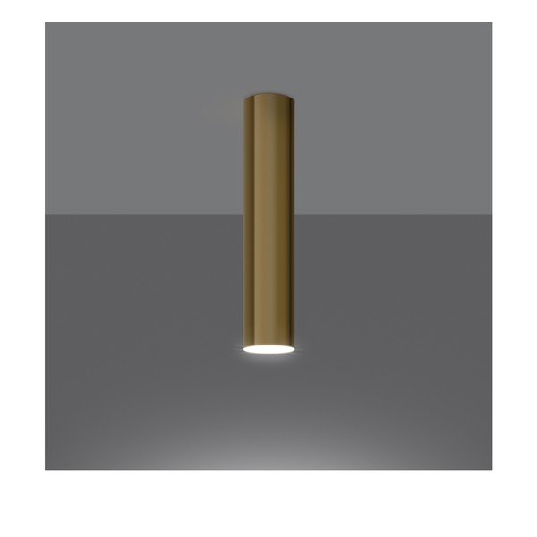 Zelta krāsas metāla prožektora tipa lampa ø 6 cm Castro – Sollux-image-2