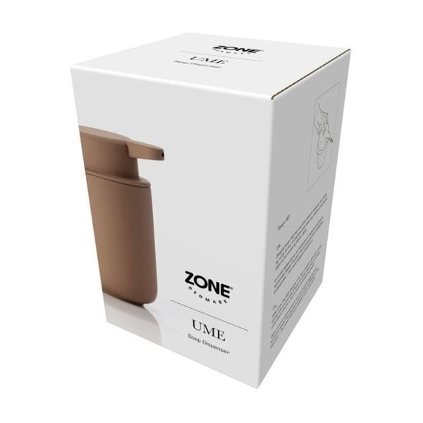Dzintara brūns keramikas ziepju dozators Zone Ume Amber, 250 ml-image-3