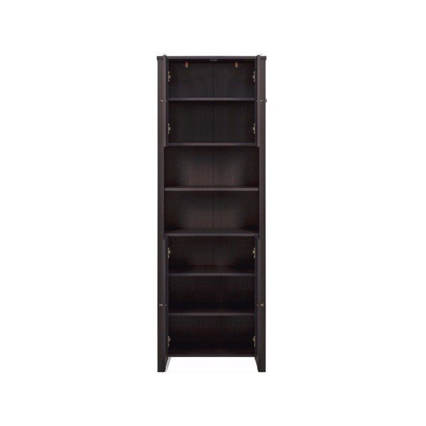 Tumši brūns koka augsts skapis Støraa Jenny, platums 60 cm-image-1