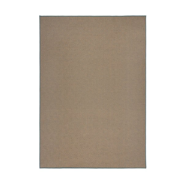 Zils/dabīga toņa džutas paklājs 120x170 cm Diamond – Flair Rugs