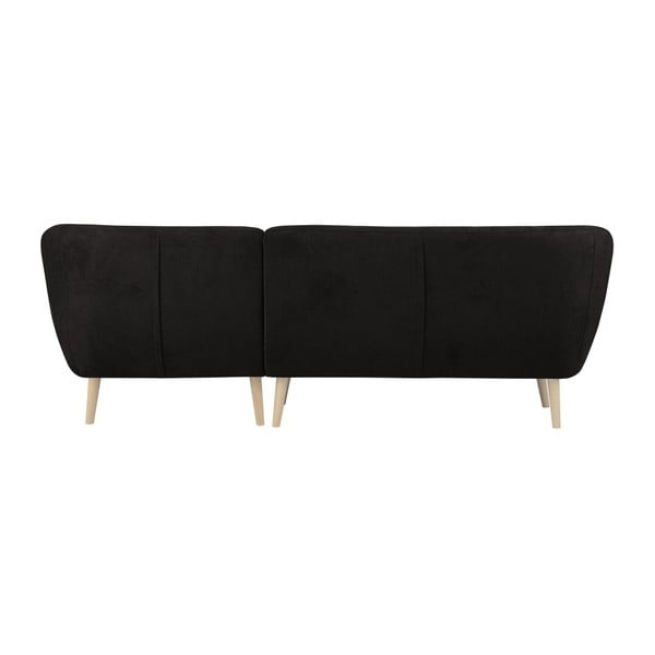 Melns trīsvietīgs dīvāns ar labo stūri Mazzini Sofas Sicile-image-2