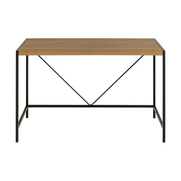 Darba galds ar ozolkoka imitāciju 60x120 cm Bahamas – Actona