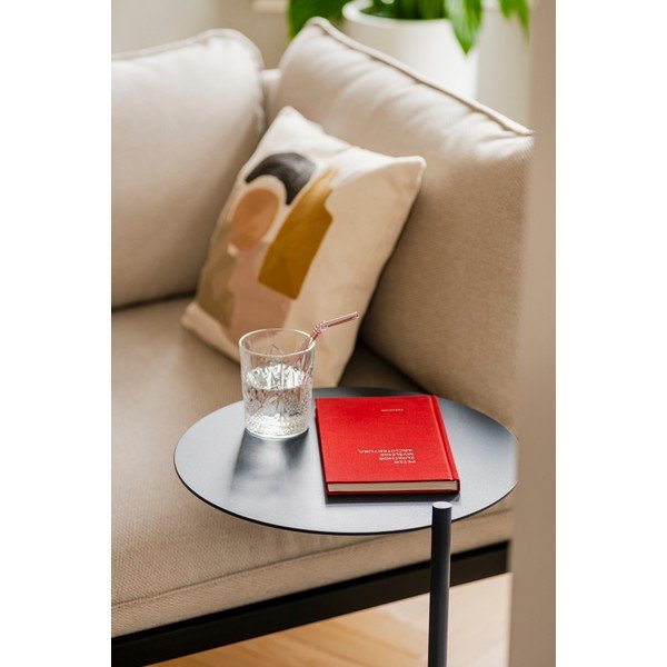 Tērauda apaļš sānu galdiņš 41x40 cm Ande – noo.ma-image-4