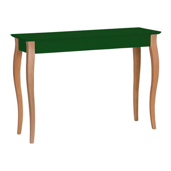 Tumši zaļš Ragaba Lillo konsoles galds, platums 105 cm