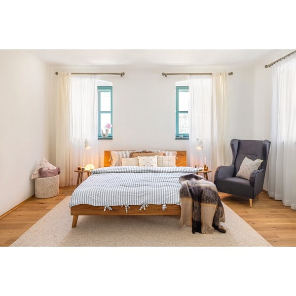 Ozolkoka divguļamā gulta 180x200 cm Greg 1 – The Beds-image-1