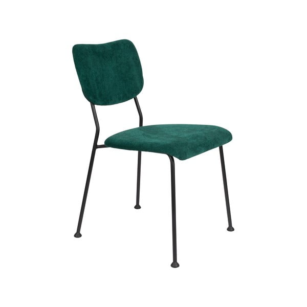 Tumši zaļi ēdamistabas krēsli (2 gab.) Benson – Zuiver