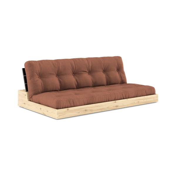 Ķieģeļu sarkans izvelkamais dīvāns 196 cm Base – Karup Design