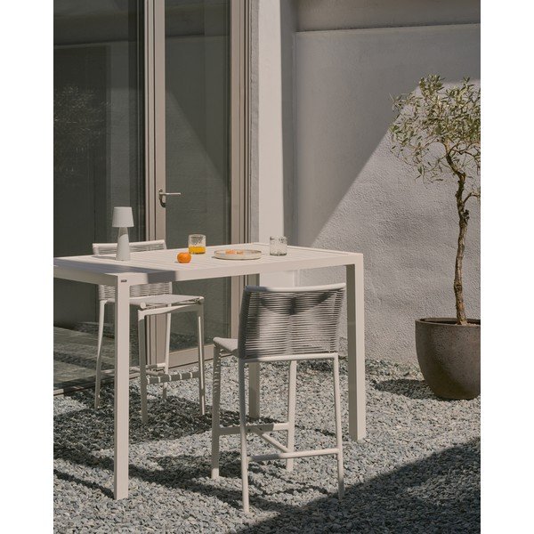 Alumīnija dārza ēdamgalds 77x150 cm Culip – Kave Home-image-1